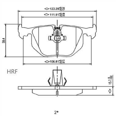 Bremsuklossar fyrir BMW