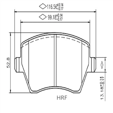 Bremsuklossar fyrir Renault Duster
